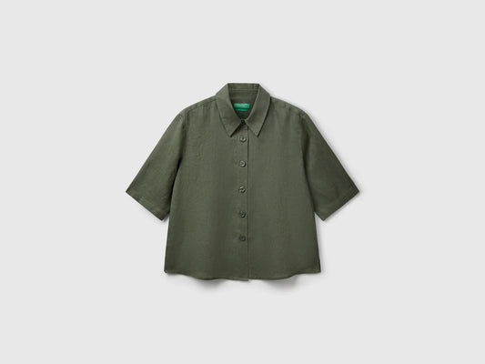 Classic linen blouse