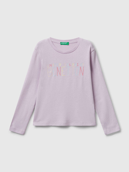 KID GIRL LONG SLEEVE COTTON T-SHIRT