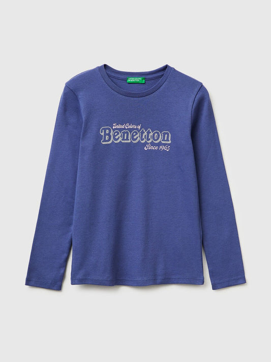 Cotton long sleeve T-shirt