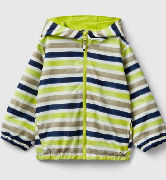 Toddler Boy Striped Rain Defender Raincoat