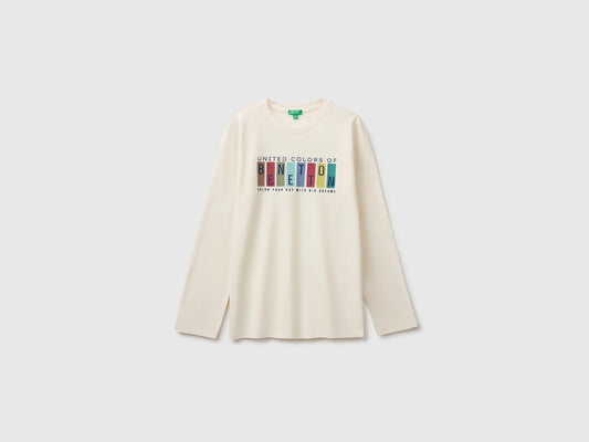 100% COTTON LONG SLEEVE T-SHIRT