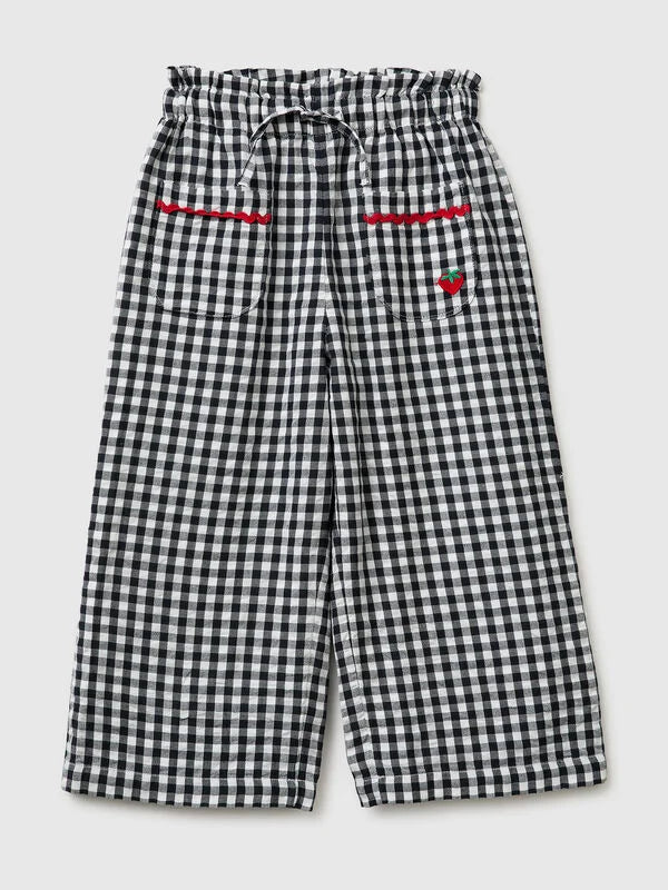 Gingham trousers