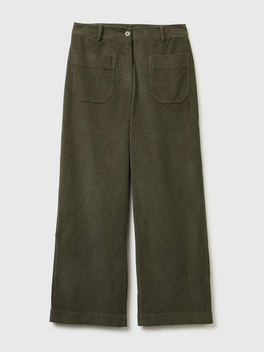 STRAIGHT LEG CORD TROUSERS