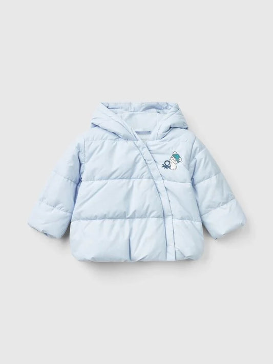 PADDED BABY COAT WITH HOOD