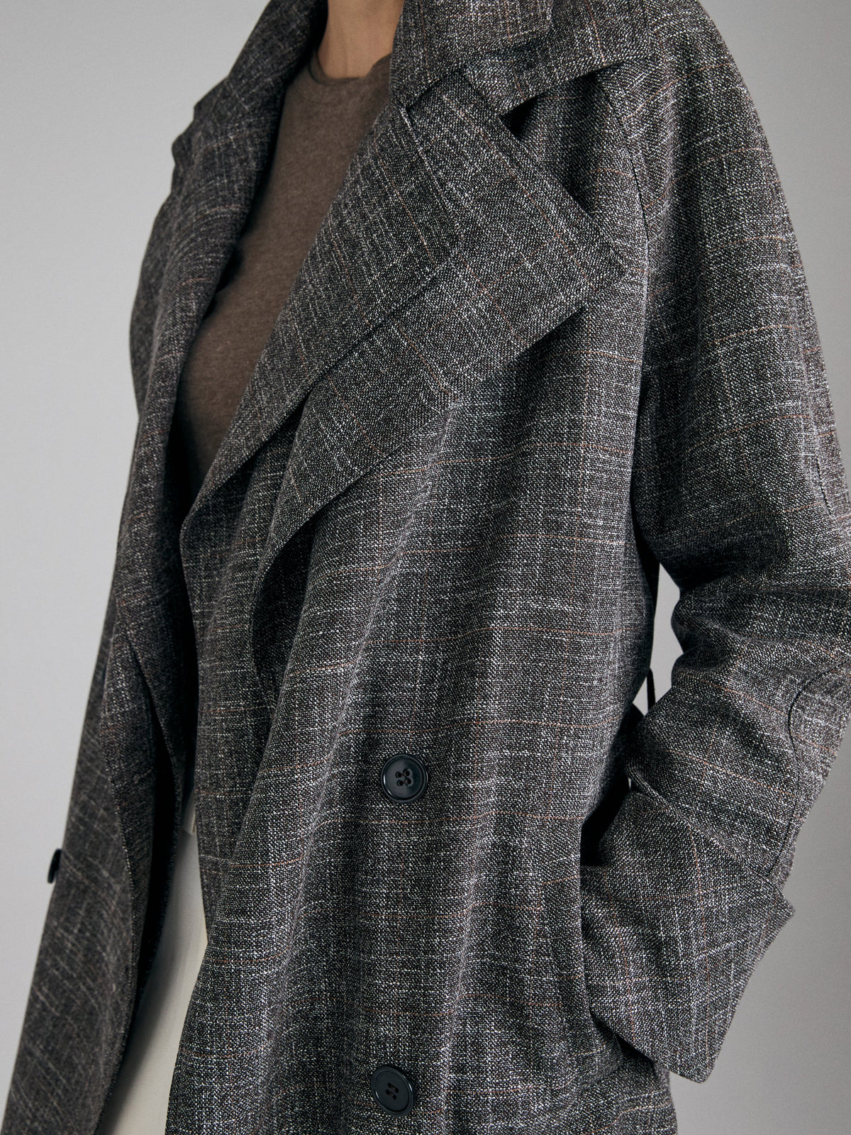 Relaxed trench coat