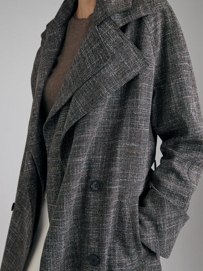 Relaxed trench coat