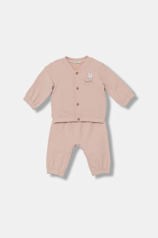 COTTON JACKET AND TROUSERS SET