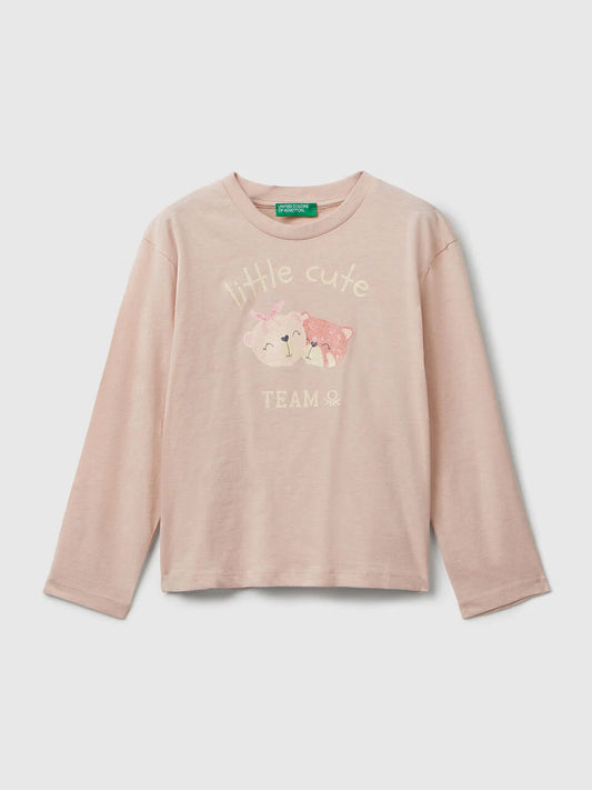 KID GIRL GLITTER T-SHIRT