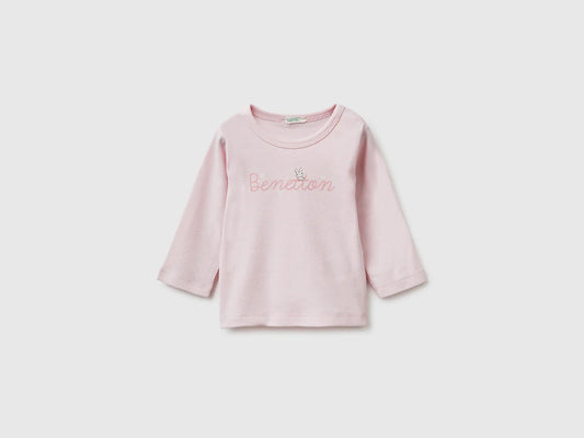Cotton long sleeve T-shirt