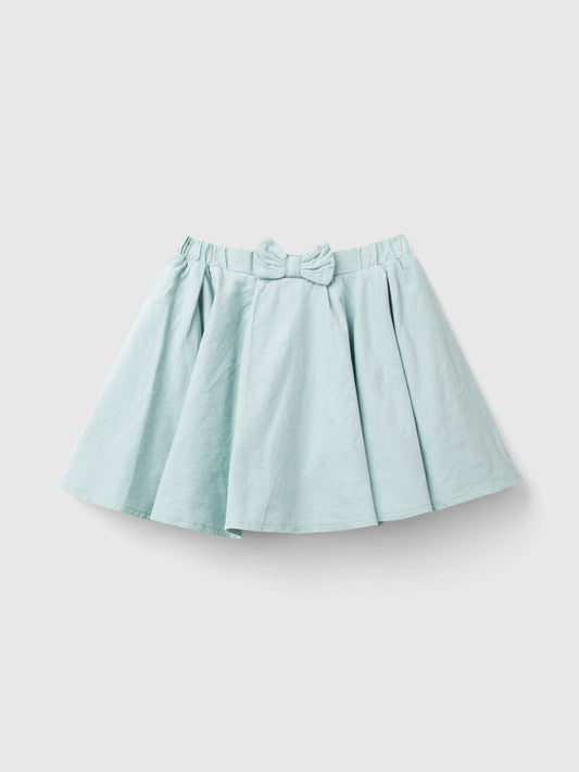 KID GIRL, VELVET SKIRT