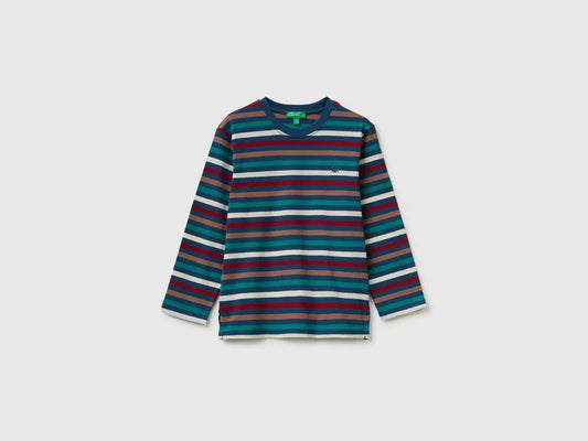 Striped organic cotton t-shirt