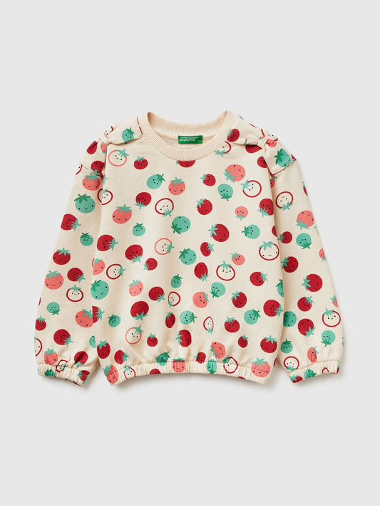 Sweatshirt with bows