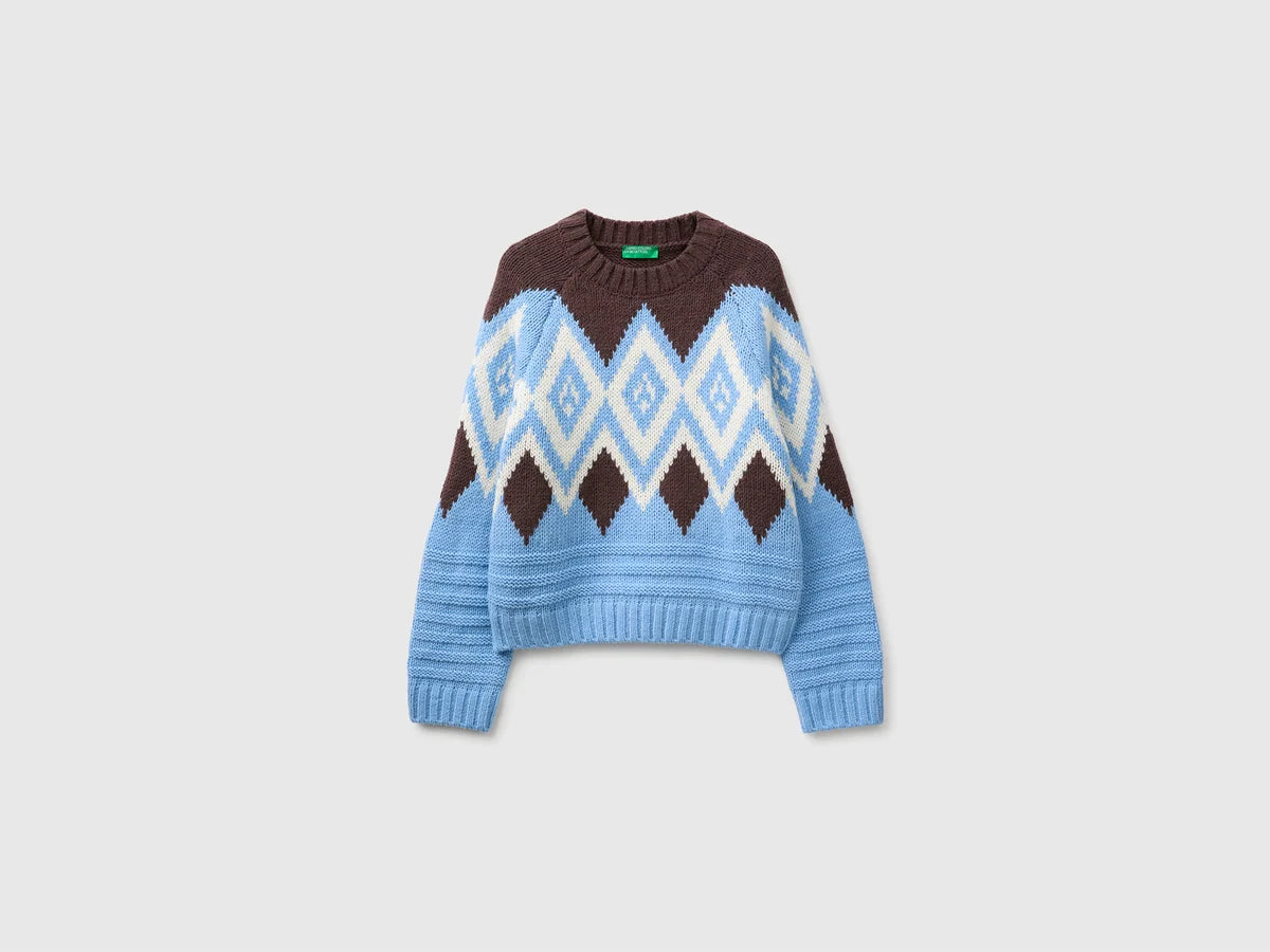 Nordic jacquard jumper