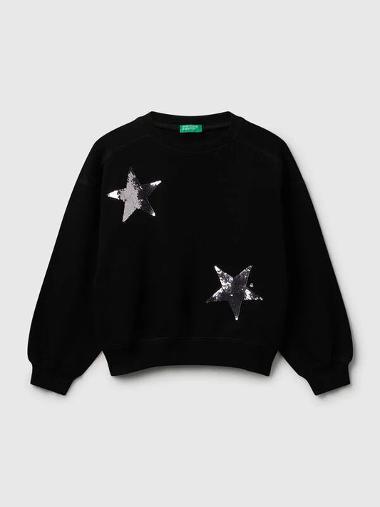 JUNIOR GIRL GLITTER SWEATSHIRT