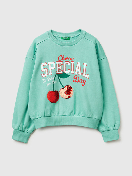 Sequin sweatshirt