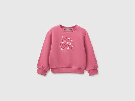CREWNECK SWEATSHIRT WITH EMBROIDERY