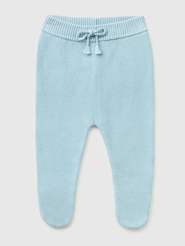 KNIT TROUSERS IN ORGANIC COTTON