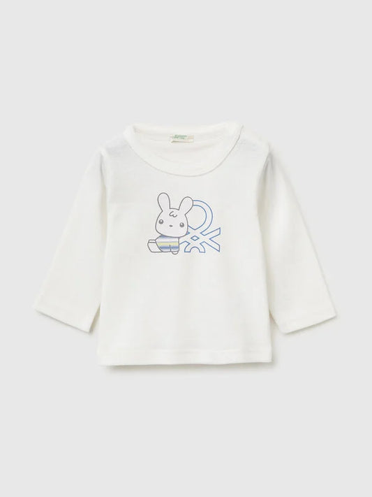 T-SHIRT IN ORGANIC COTTON WITH PRINT