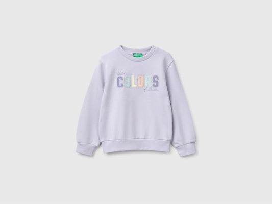 CREWNECK SWEATSHIRT WITH EMBROIDERY
