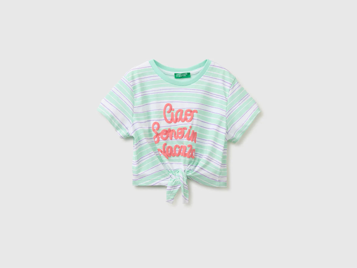 Cotton striped t-shirt