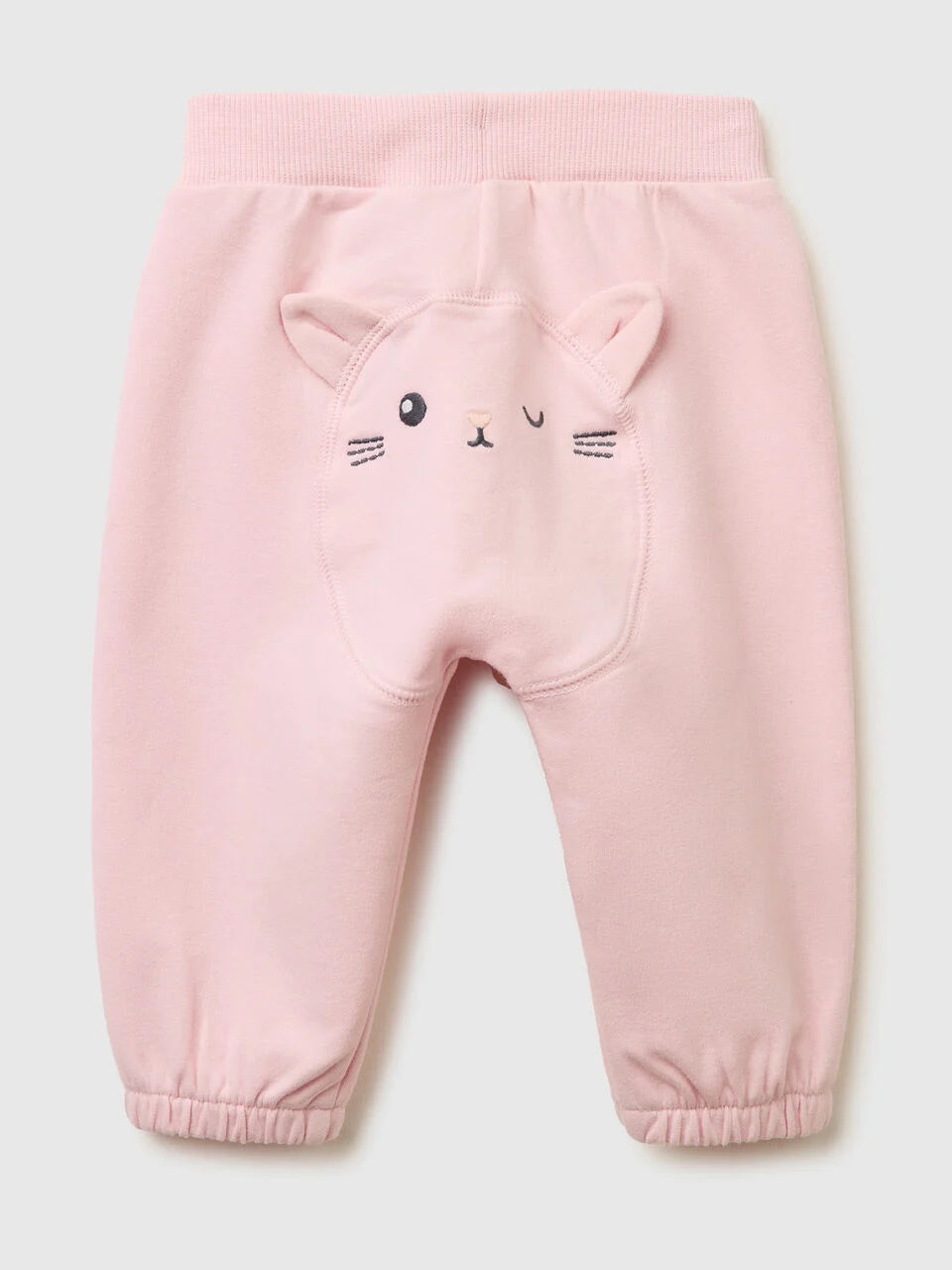 TROUSERS WITH EMBROIDERY ON THE BACK