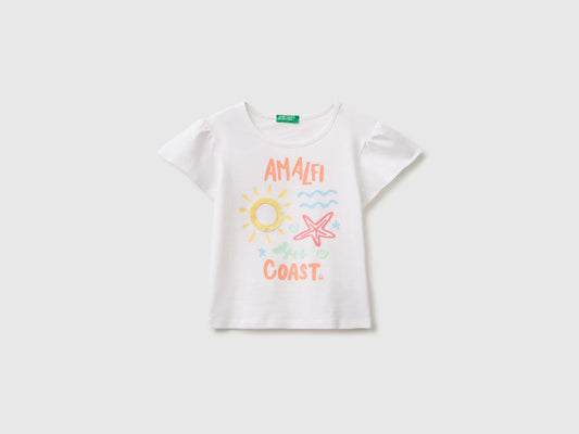 Cotton T-shirt with print