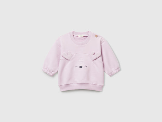 BABY GIRL SWEATSHIRT WITH DETAIL