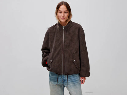 REVERSABLE bomber jacket