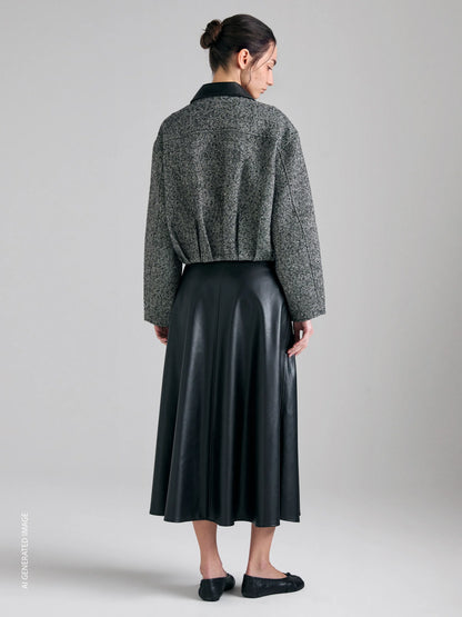 Relaxed trench coat