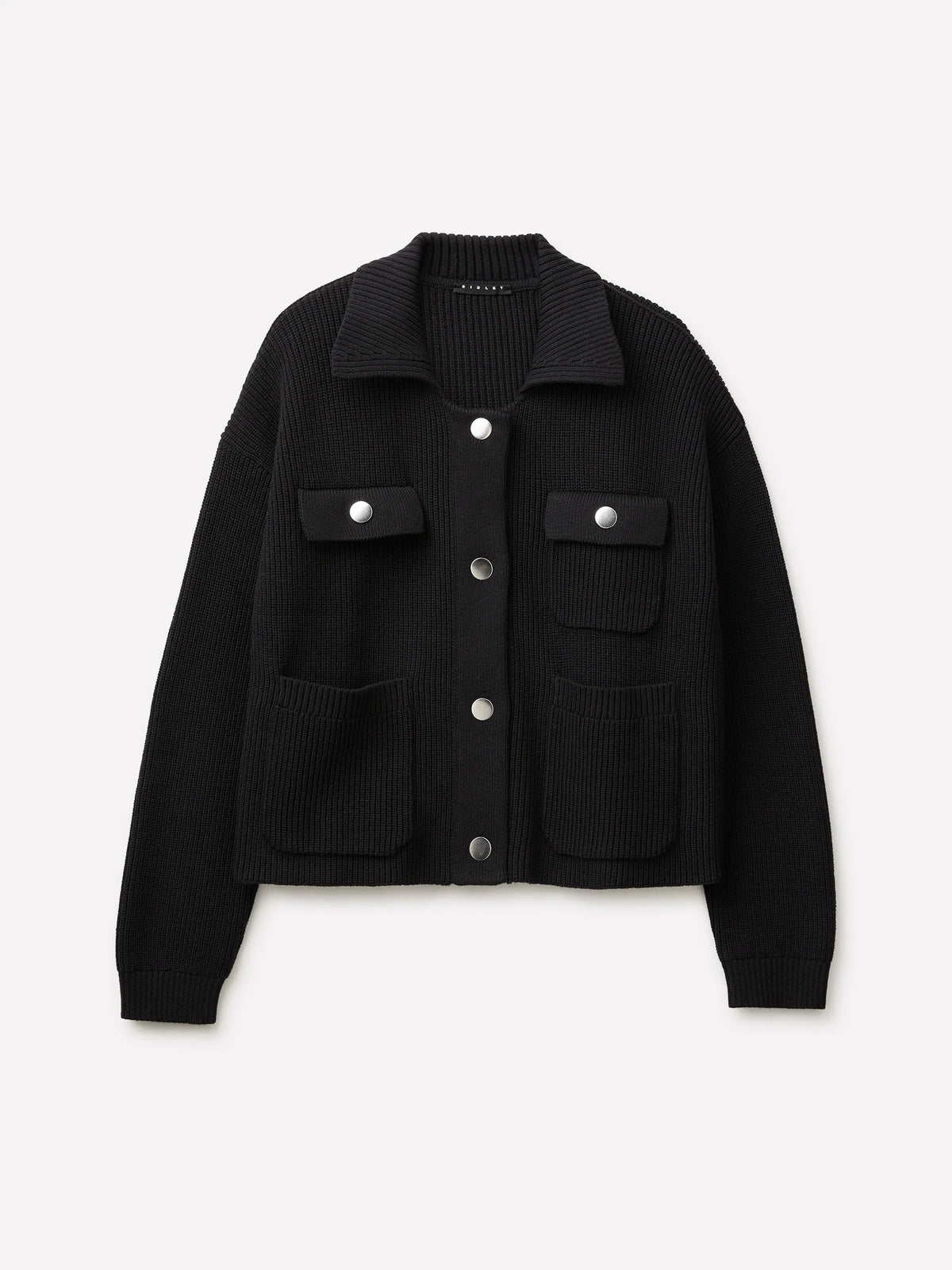 Short knitted jacket