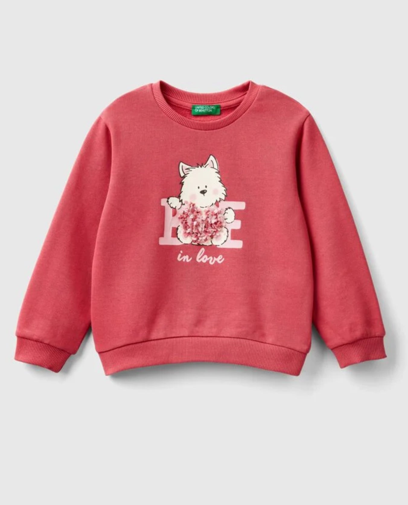 KID GIRL, PETAL DETAIL SWEATSHIRT