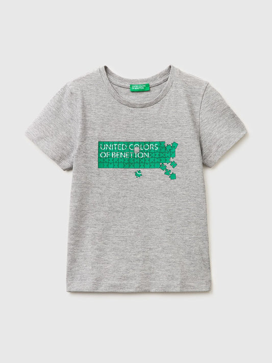Cotton T-shirt with printed graphic