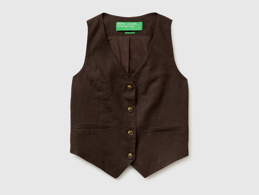 100%Linen waistcoat