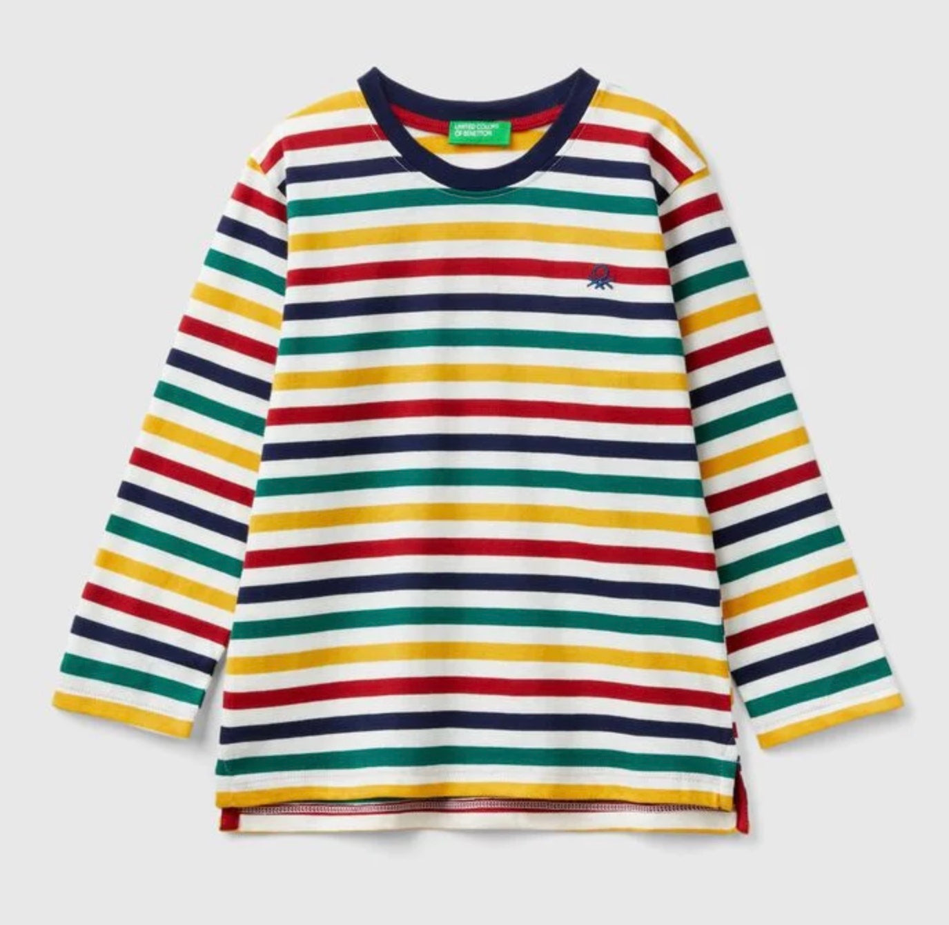 Kid boy striped T-shirt in 100% cotton