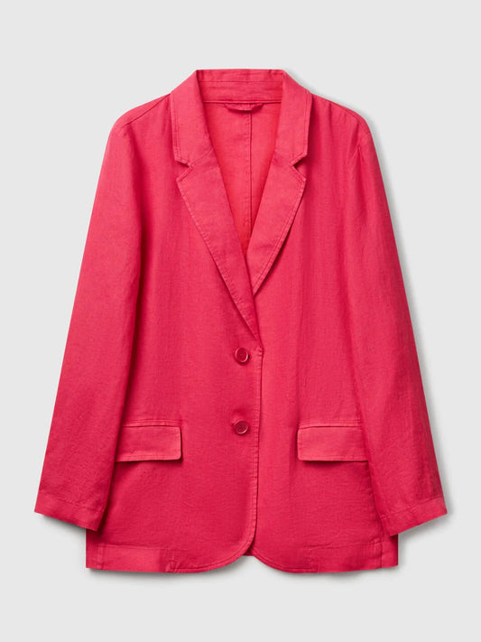 LINEN SINGLE BREASTED JACKET