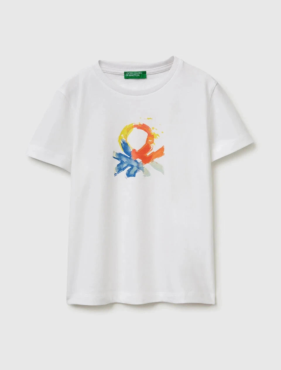 Organic cotton T-shirt with printed logo