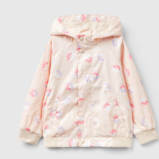 Toddler Girl Floral Rain Defender Jacket