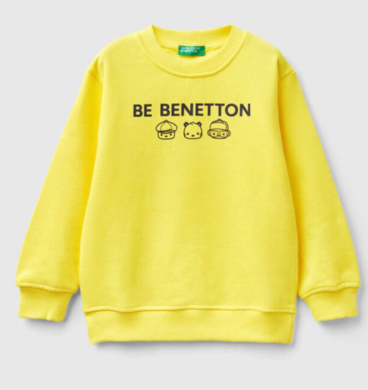 Toddler Boy Yellow Sweatshirt