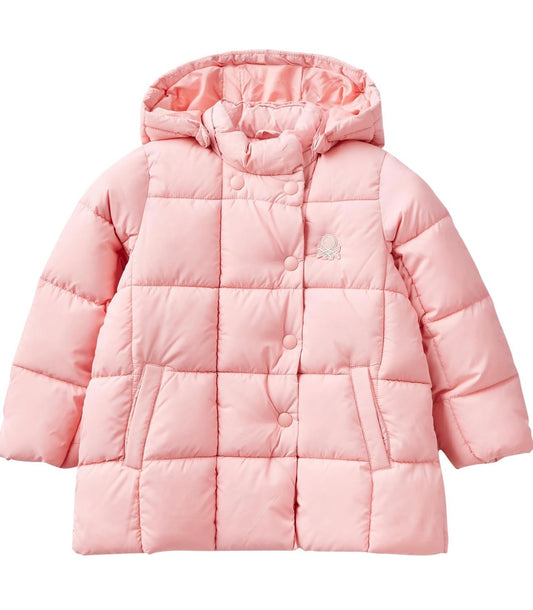 KID GIRL, COAT WITH DETACHABLE HOOD