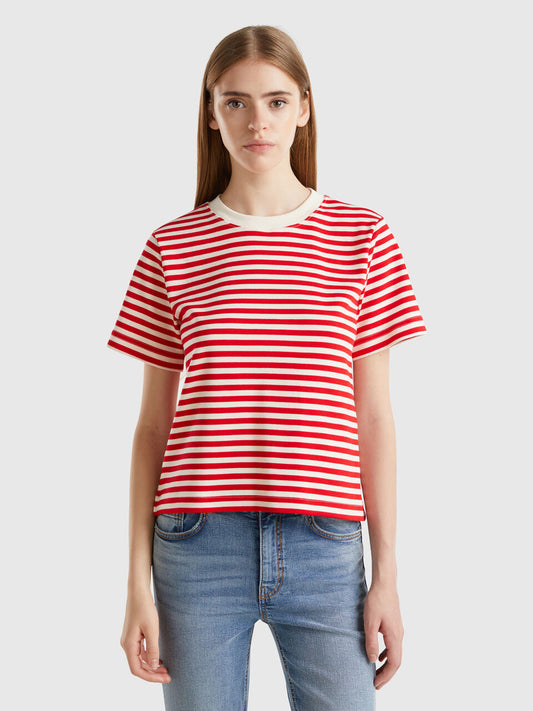 WOMENS STRIPPED T-SHIRT