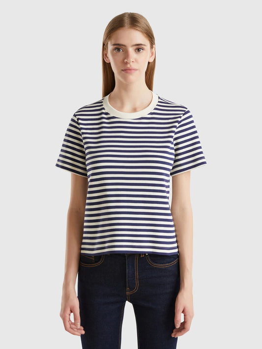 WOMENS STRIPPED T-SHIRT