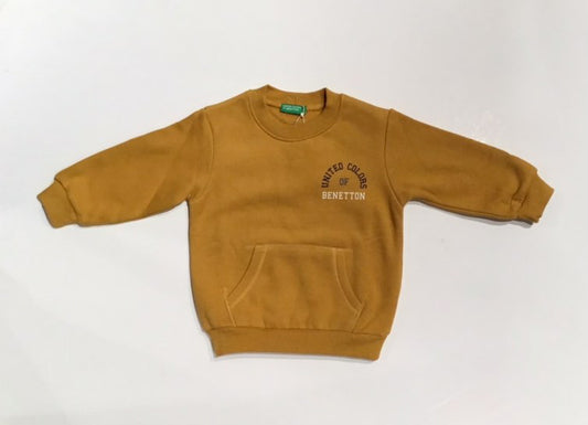 KID BOY WINTER MUSTARD SWEATSHIRT