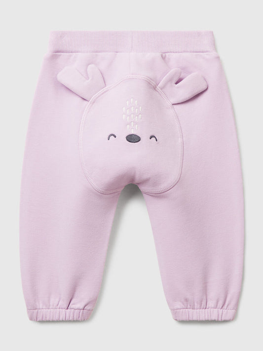 BABY SWEATPANTS WITH ANIMAL DETAIL