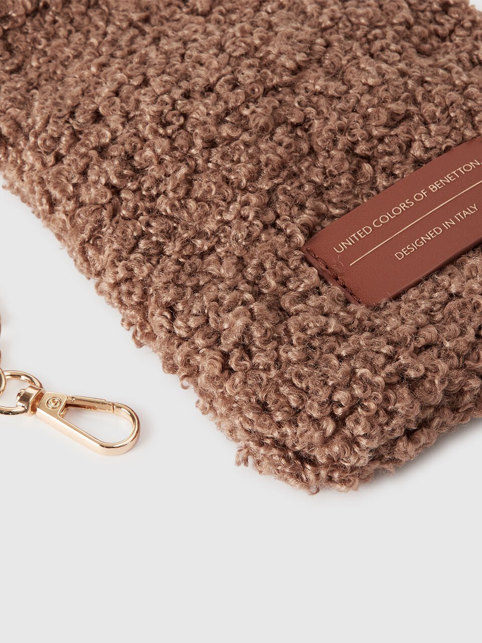 Faux Fur Cell Phone Holder