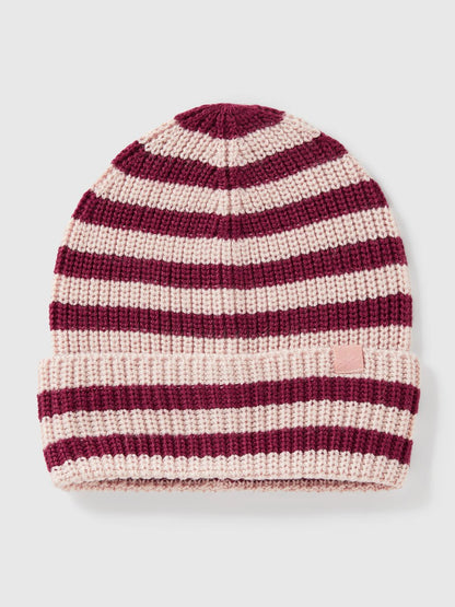 Two-tone striped hat