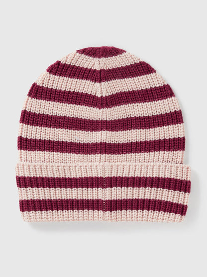 Two-tone striped hat