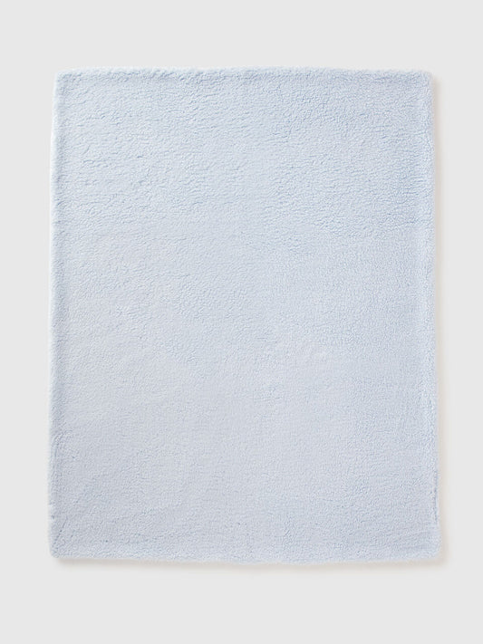 TEDDY LOOK BLANKET BLUE
