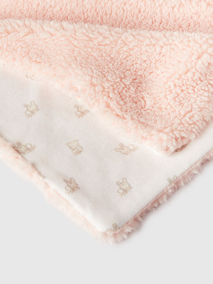 TEDDY LOOK BLANKET PINK