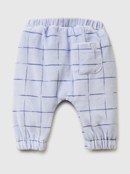 CHECK CHENILLE TROUSERS