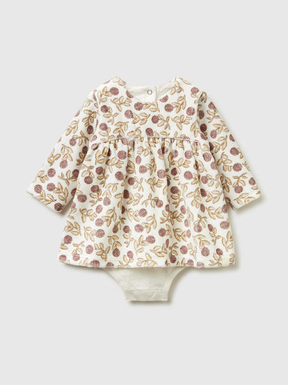 FLORAL CHENILLE DRESS